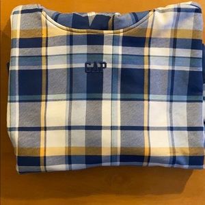 Gap plaid sweatshirt boys L - 10